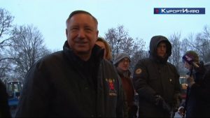 Губернатор Санкт-Петербурга проверил готовность Сестрорецка к зиме