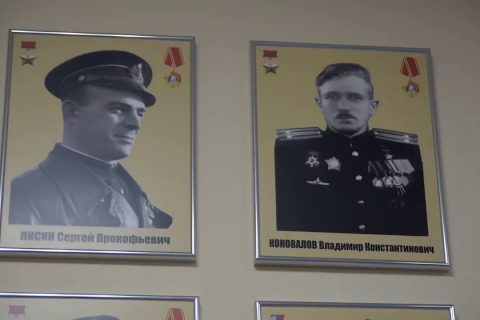 Экспозиция  Музея подводных сил России имени А.И. Маринеско, посвященной 75-летию Великой Победы