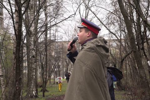 Петербургская полиция подготовила музыкальное поздравление для  ветеранов